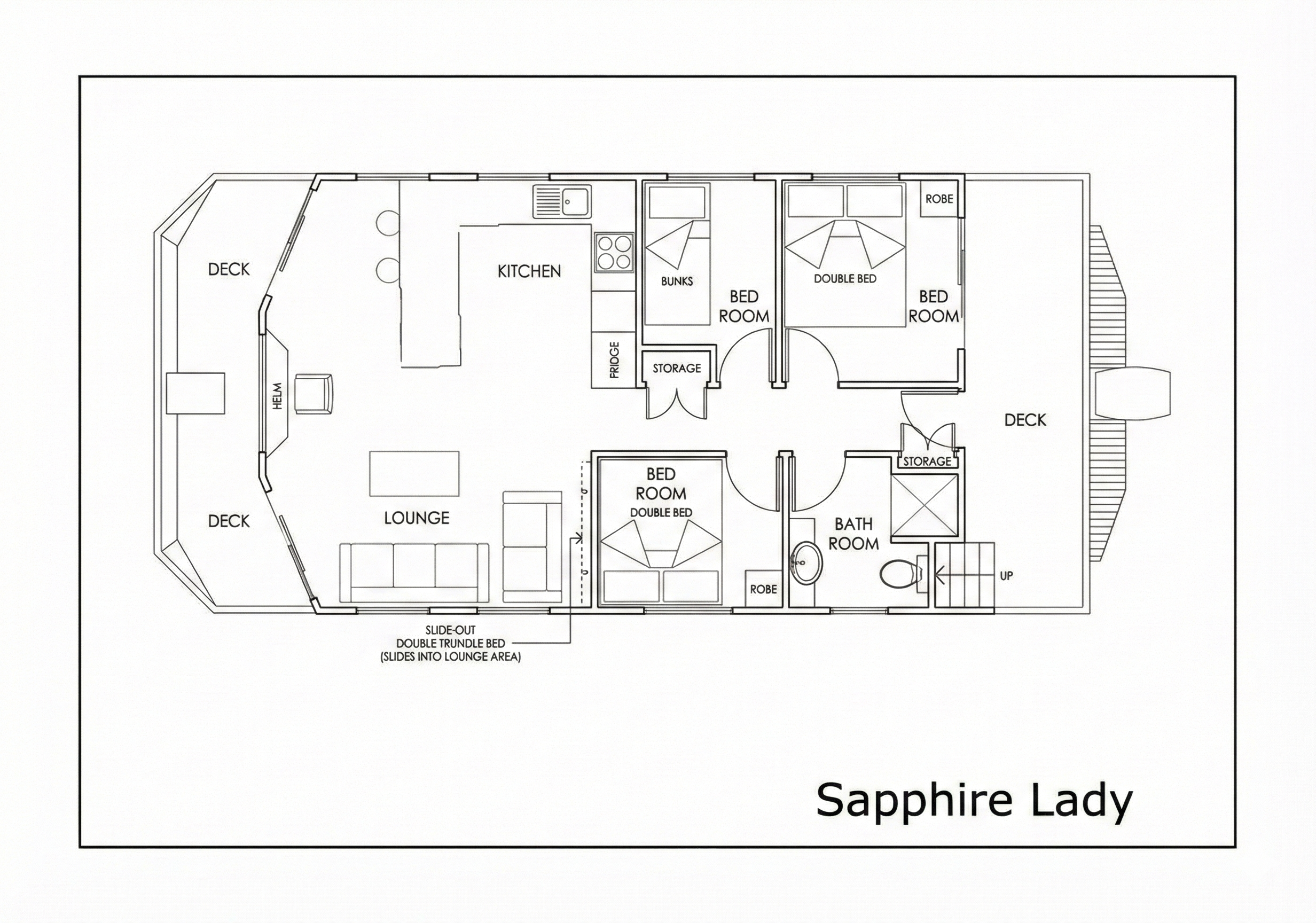 Sapphire Lady Floor Plan
